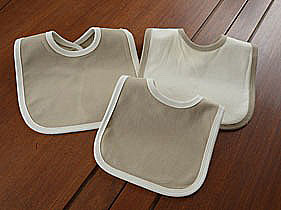 baby bibs, english cashmere color.