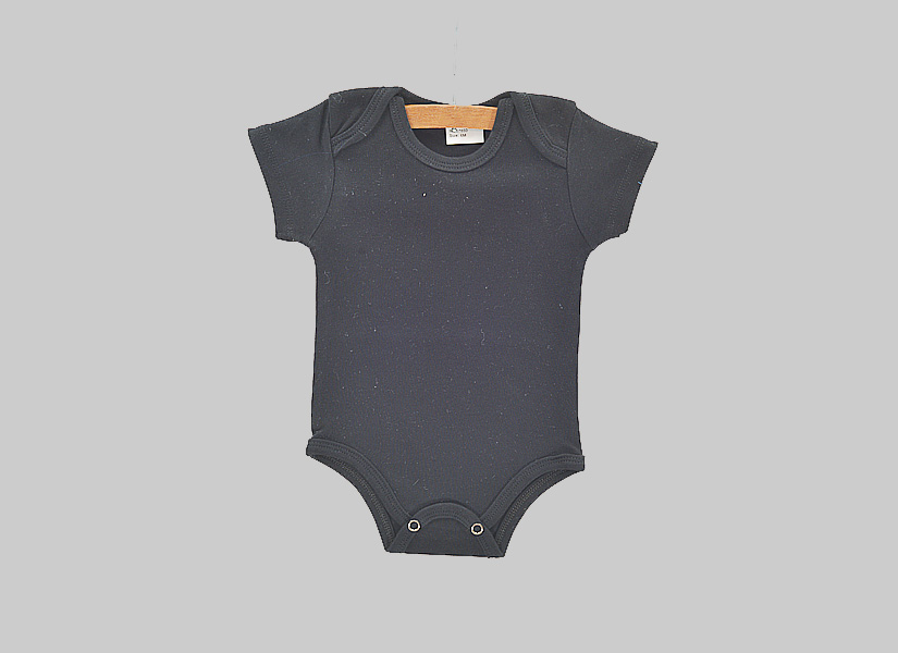 black color blank baby jumpsuit