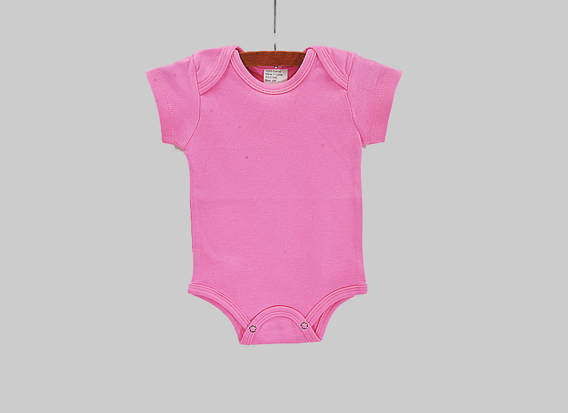 bubble gum pink blank baby jumpsuit