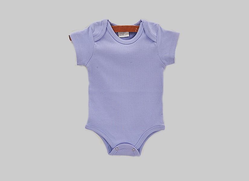 Lavender color blank baby jumpsuit