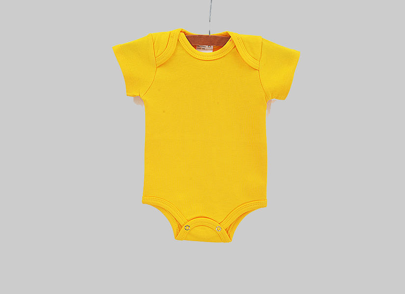 Louisiana Gold color blank baby jumpsuit
