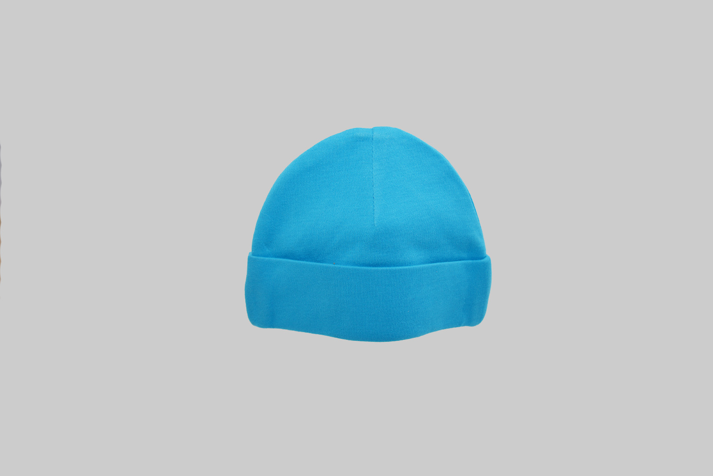 aqua blue color baby cap